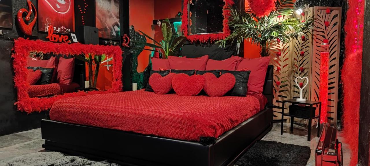 Loft Romantique Hammam Spa Privatif Playroom Grenoble Kamer foto